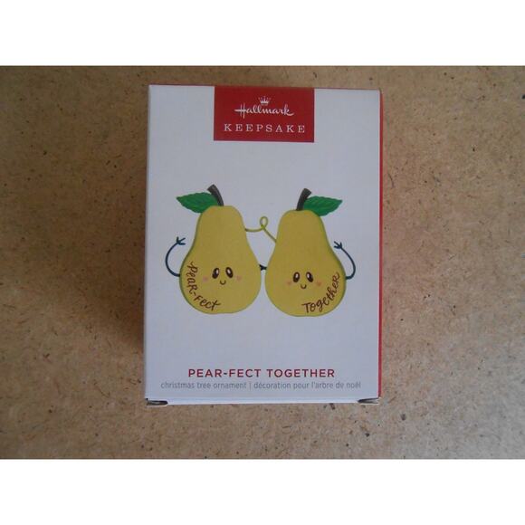 Hallmark Keepsake Pear-fect Together Christmas Tree Ornament - Picture 1 of 7